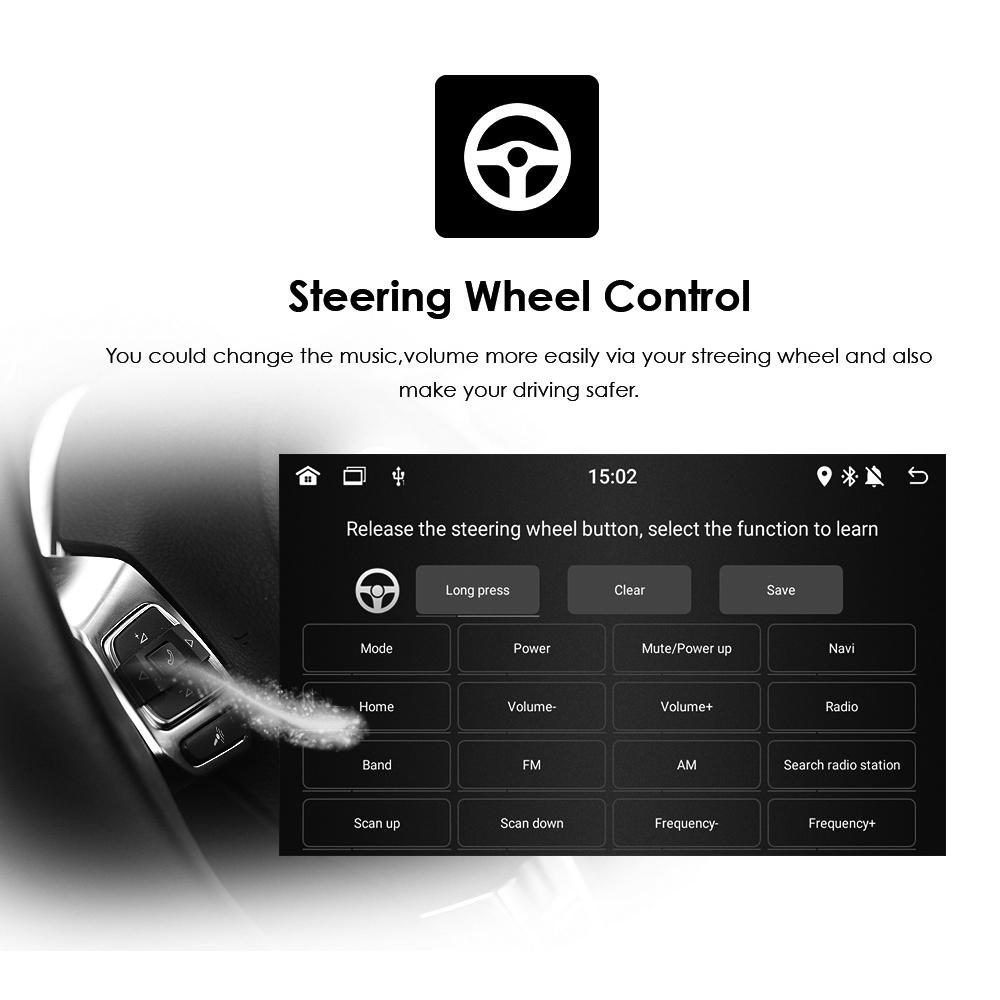 Автомобильная магнитола Hizpo 2 ГБ + 32 ГБ Carplay 7 дюймов 2 Din Android Универсальный автомобильный мультимедийный плеер Стерео 2Din Видео Автомагнитола Штатная стереонавигация GPS WiFi