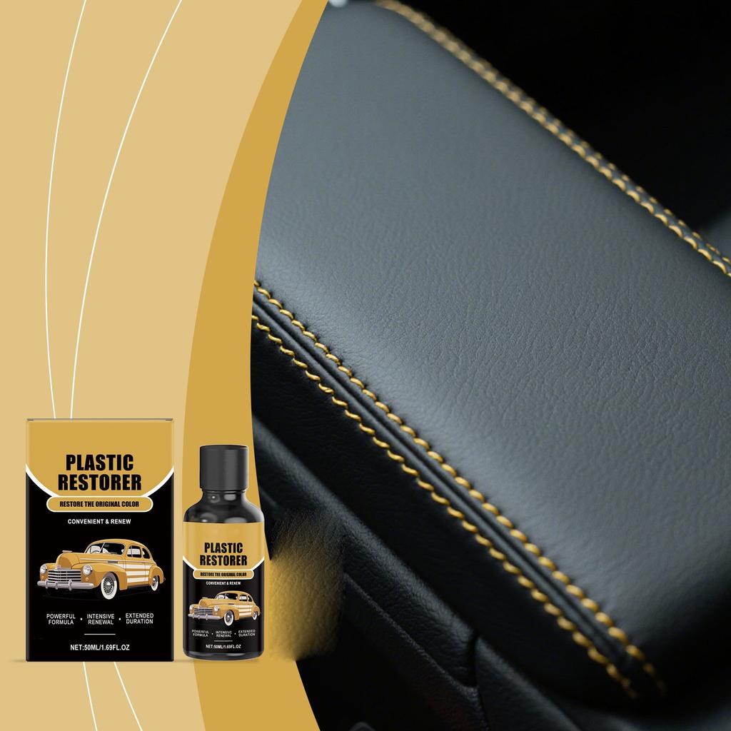 HOMONTH Средство для ухода за пластиком автомобиля Очистка Интерьера Дезактивация Царапины Уход за Пластиком Осветляющий Уход 50 мл