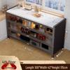 Многоуровневый деревянный буфет для хранения Shengbai