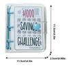 1000 Savings Challenge Binder, Money Saving Binder, Savings Challenges Book with Envelopes, Envelope Savings Challenge Durable
