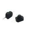Latching Switch Mini Push Torch 10pcs Black + Silver
