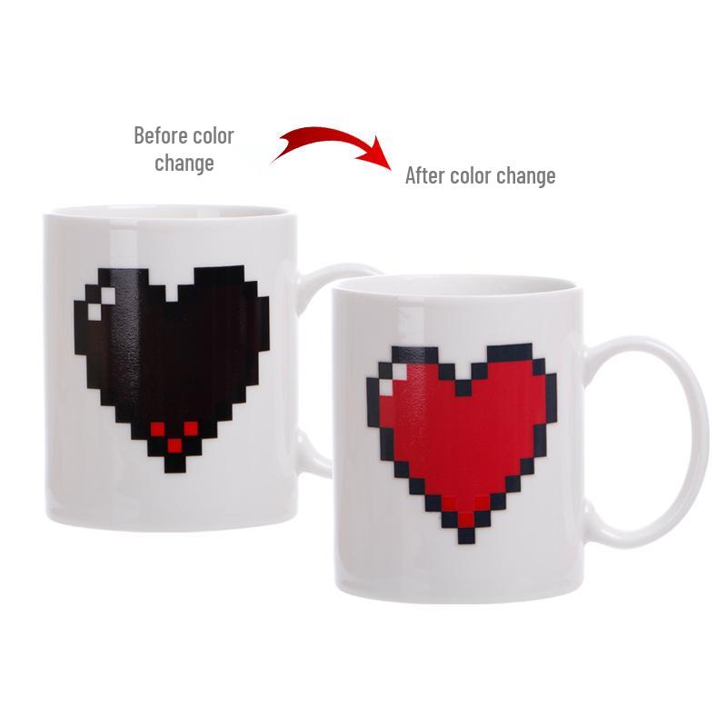 Creative Color-Changing Owl Ceramic Mug - Temperature-Sensitive Magic Cup Gift.