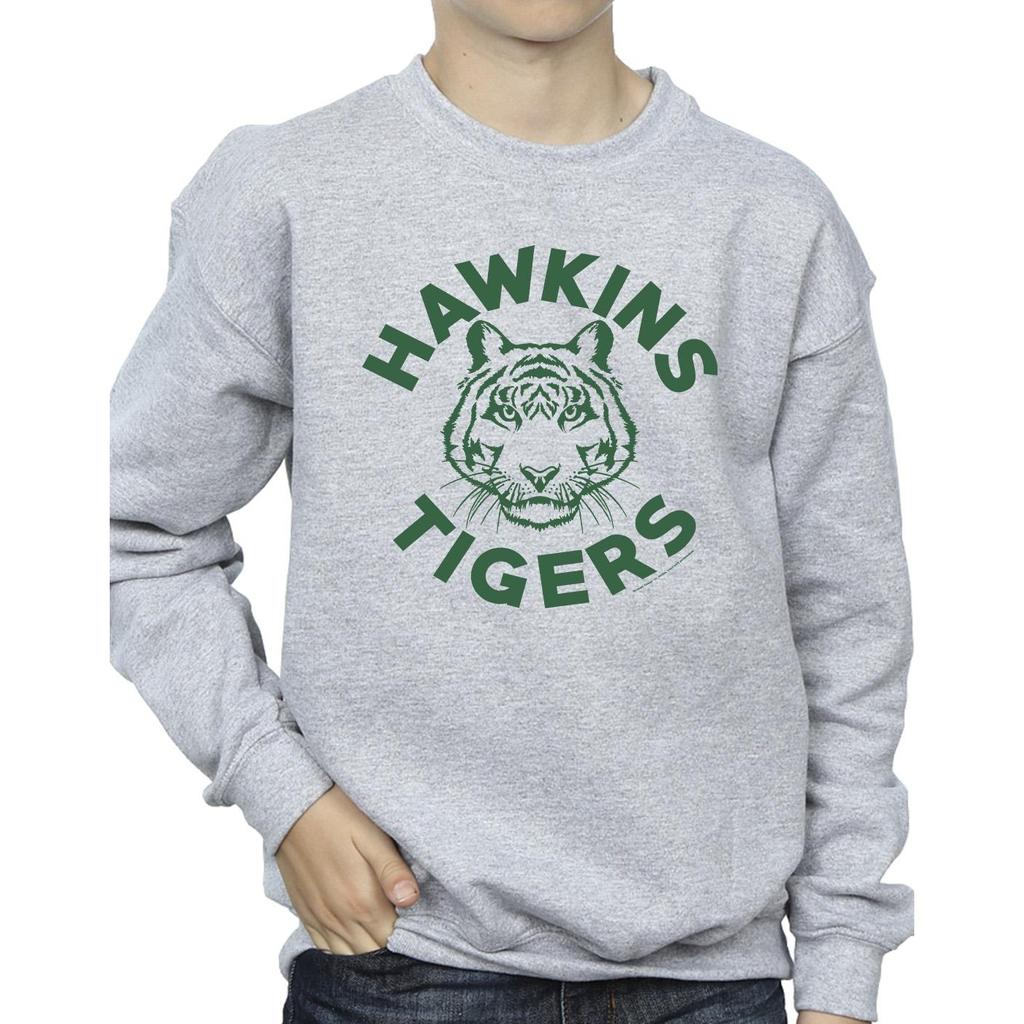 Netflix Boys Stranger Things Hawkins Tigers Sweatshirt