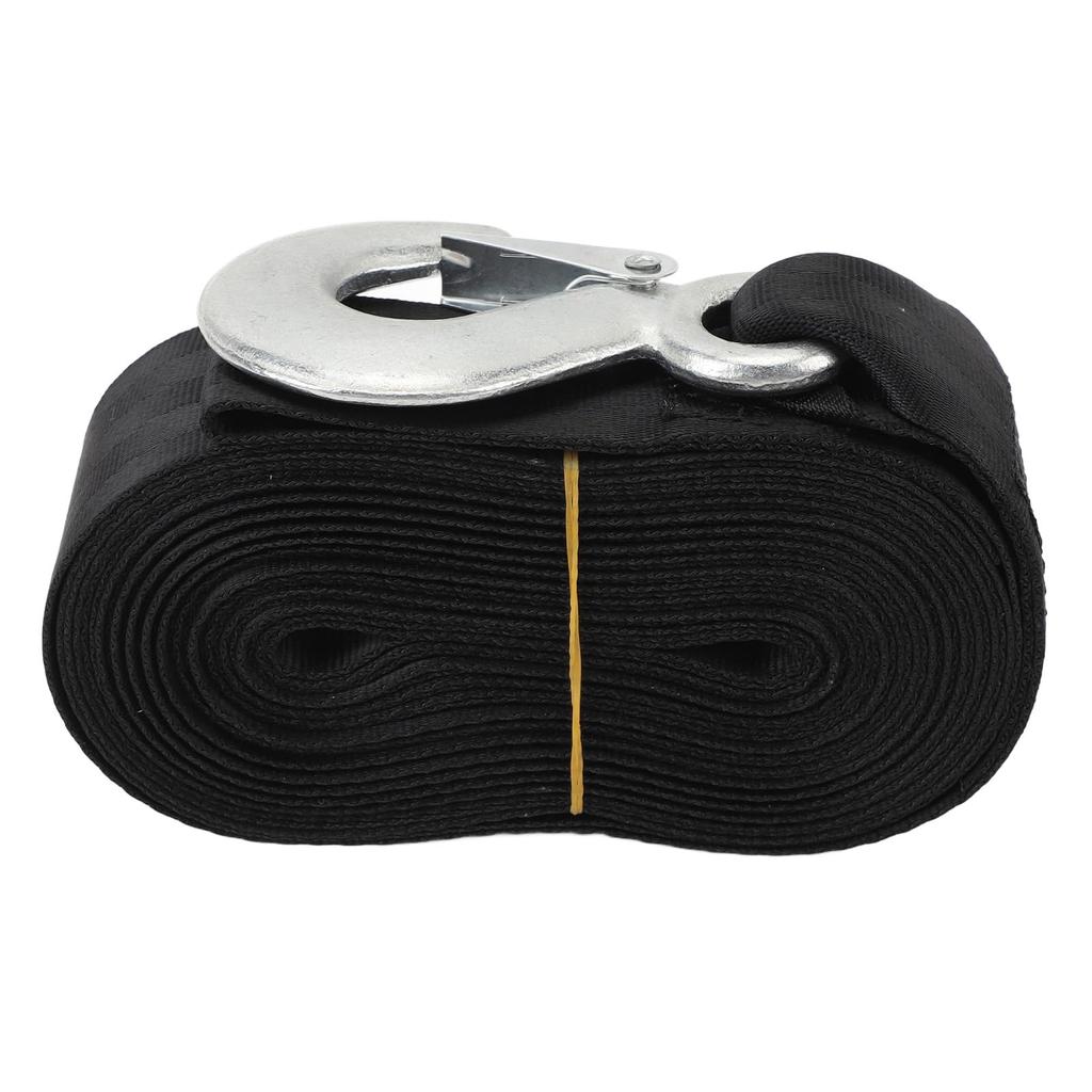 Heavy Duty Winch Strap with Hook, 3500 Lb Weight Loading Boat Trailer Winch Strap,