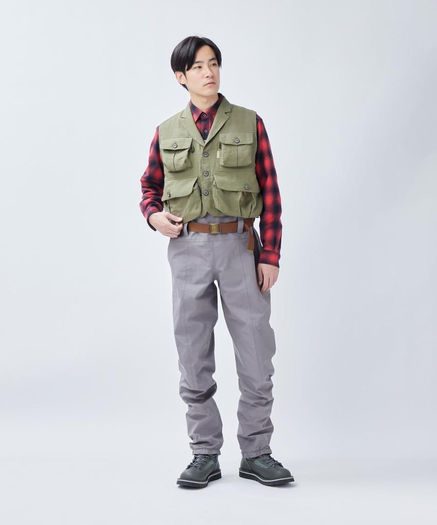Snow Peak Tailored Fishing Vest Outerwear Vest L LIGHT OLIVE SPTL-JK-26SU901 Mid-layer Men's Women's