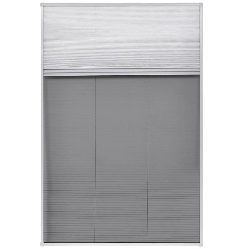 Insect Protection Pleated Blind for Windows Aluminum Roller Blind 80 x 120 cm