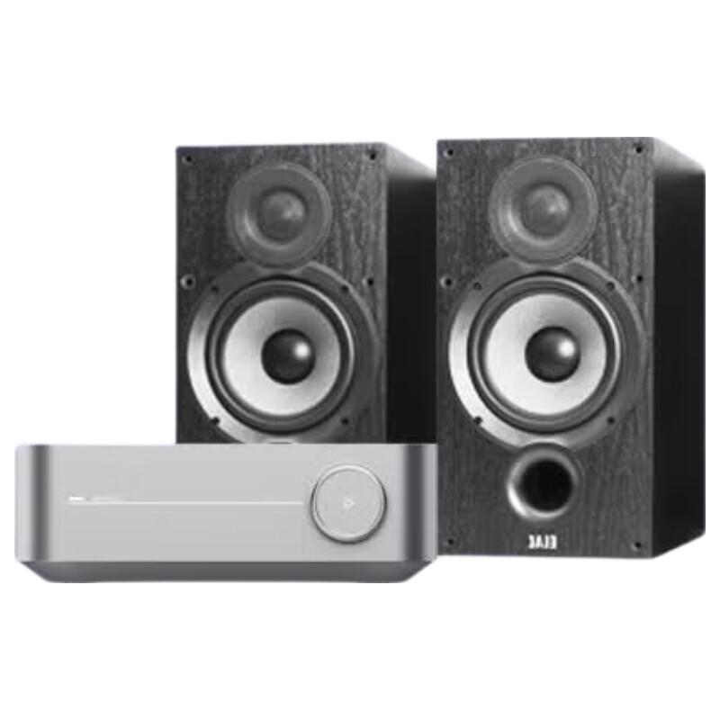 ELAC DB62 Passive Bookshelf Speaker & Ampster BT III Amplifier System (CN version)