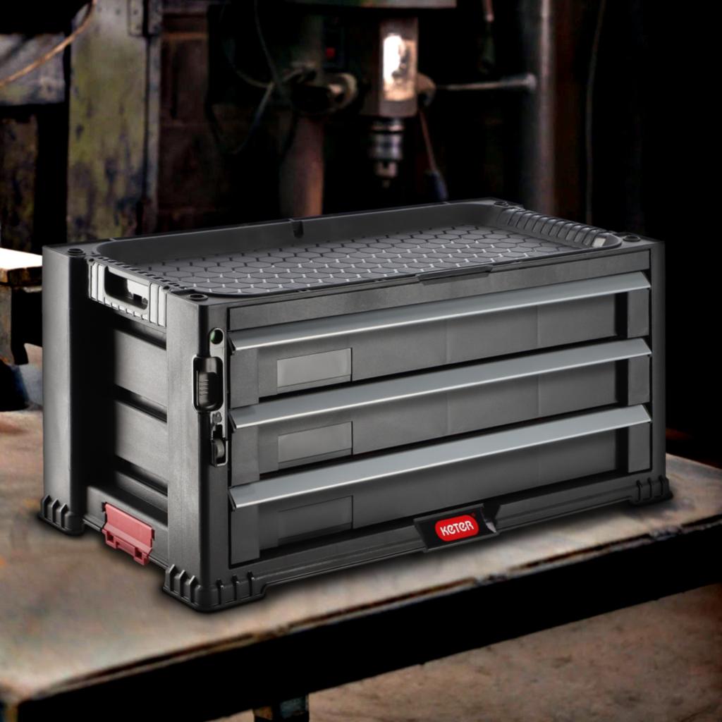 Шкаф для инструментов и тележка для мастерской KETER