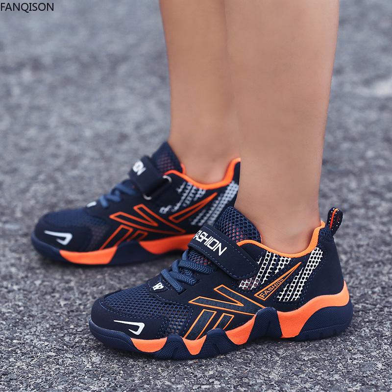 Детская обувь Спортивная обувь для мальчиков Сетчатая обувь для мальчиков Средняя и большая повседневная обувь для мальчиков для мальчиков Обувь для мальчиков