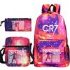 Star Surrounding Children'S Backpack, Primary And Secondary School Students Schoolbag Three-Piece Set
