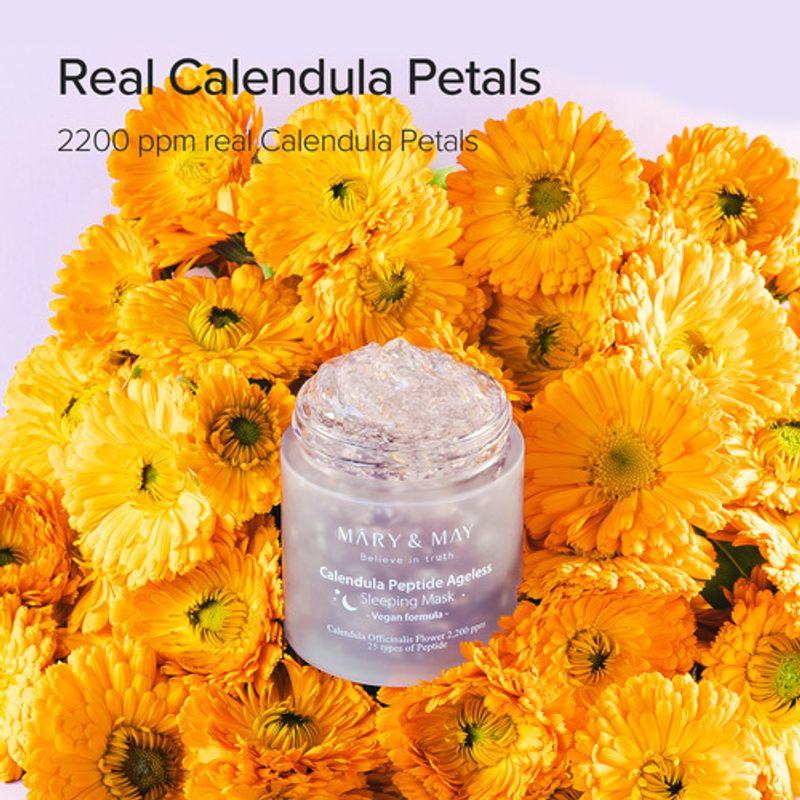 Mary&May Ночная маска Calendula Peptide Ageless 110г
