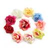10Pcs Artificial Rose Silk Flower Head DIY Wedding Christmas Wreath Craft Decor