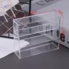 1/12 Dollhouse Miniature Acrylic Display Case Cupboard Showcase Display Shelf