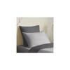 Pack complet 4 pièces Gris/Anthracite réversible housse de couette pour lit 90 x 190 cm