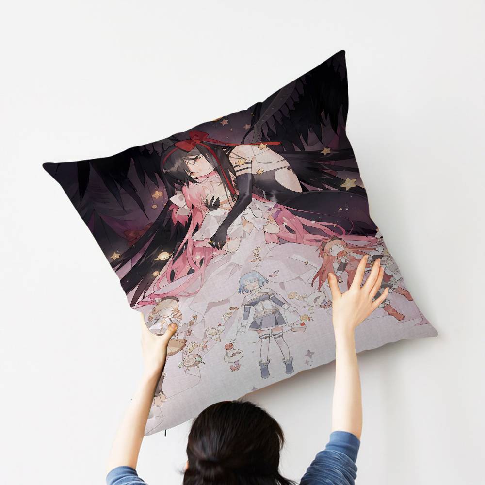 Мультяшный дизайн наволочки Puella Magi Madoka Magica, декоративная наволочка, праздничный декор