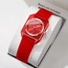Xiaomi Fashion Rectangle Dial Women Watches Silicone Band Ladies Analog Quartz Wristwatches Reloj Mujer (Without Box)
