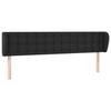 VidaXL Headboard with Ears Black 163x23x78-88 Cm Faux Leather3117240