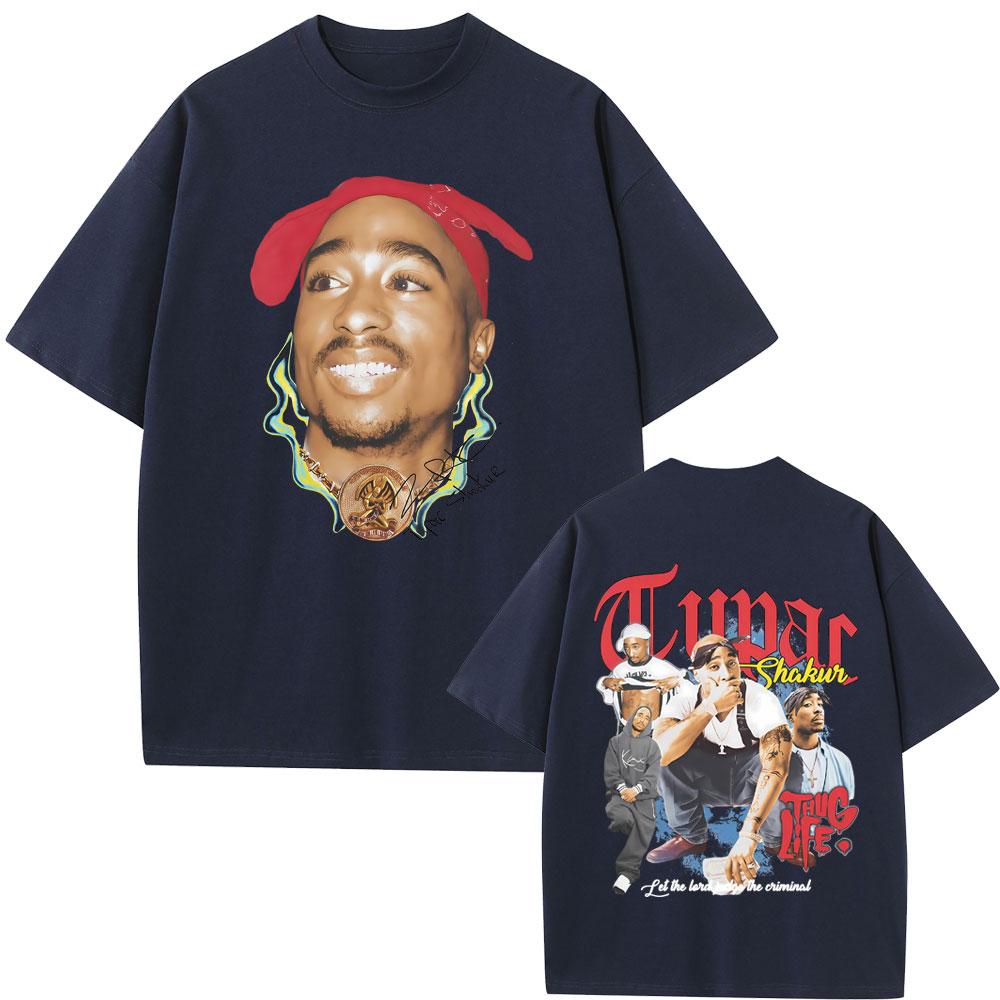 Графическая футболка с изображением рэпера Тупака 2pac, унисекс, женская, хип-хоп мода, винтажные футболки, повседневные оверсайз футболки, высококачественные хлопковые топы