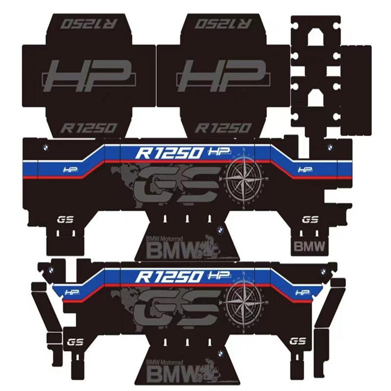 Motorcycle trunk top side luggage sticker, side box sticker Motorcycle modification sticker for BMW R1200GS slip on BMW R1250GS