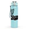 1PC Hand Holding Rose Flower Silhouette Print 750ml Color Plastic Sports Water Bottle Leakproof Flip Straw Lid Suitable for Sports Office Home Use