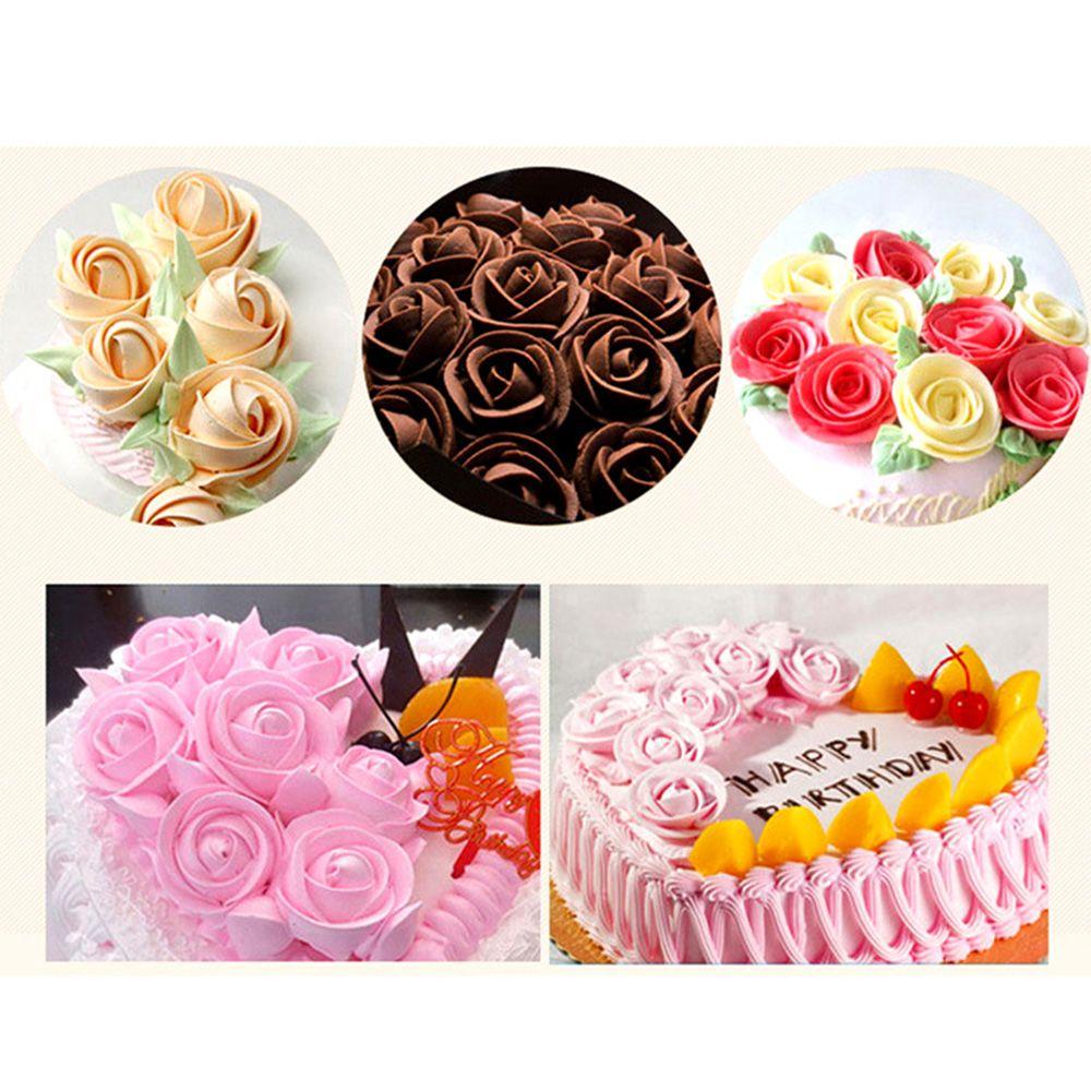 100PCS Tools Baking Mold Piping Care Rose Flower Glutinous Rice Cake Decorating