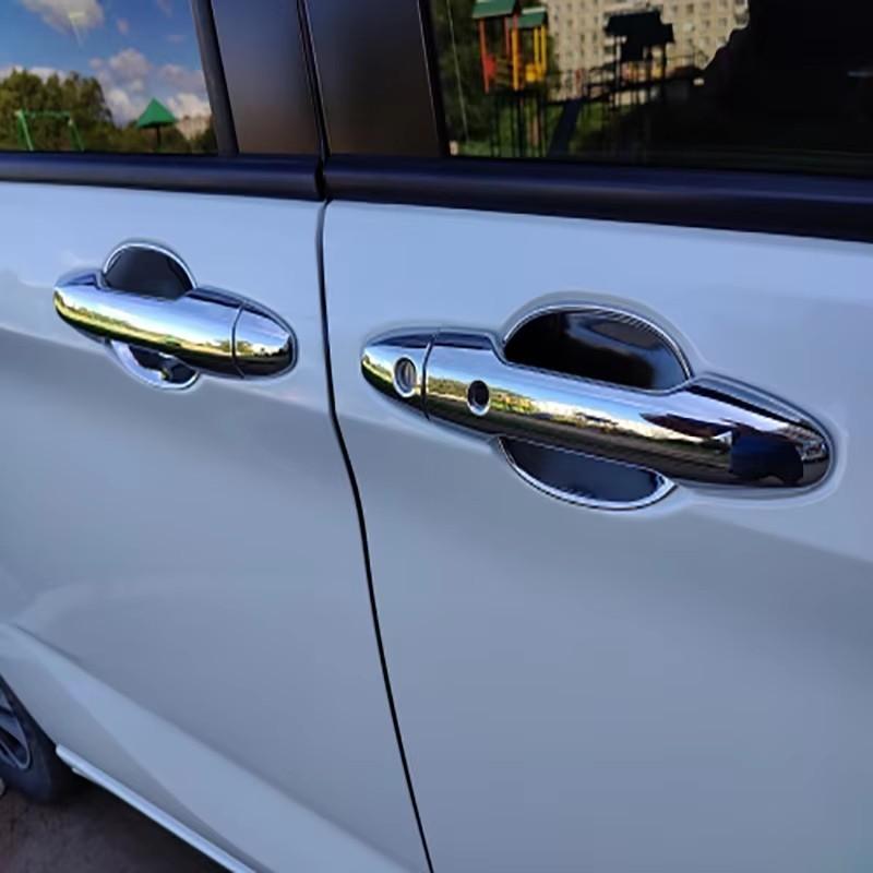 Для Honda Freed GT MK3 e:HEV 2024 2025 ABS Углеродное волокно Накладка на ручку двери Рамка чаши двери Наклейка Аксессуары для стайлинга автомобиля
