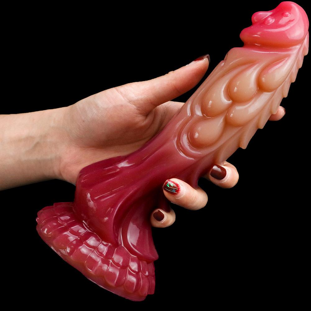 Силиконовый фаллоимитатор Supersize, имитация градиента, имитация аномалии, женский секс-игрушки, мастурбатор