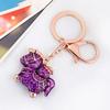 Exquisite Zodiac Horse Pendant Rhinestone New Year Pendant Fashion Horse Year Keychain  Ornaments