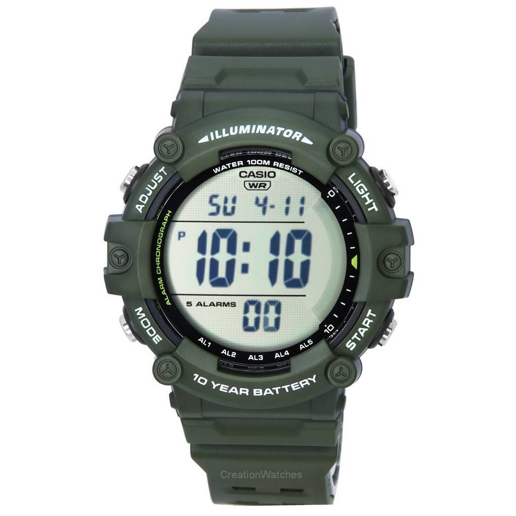 Casio Standard Digital Quartz AE-1500WHX-3A AE1500WHX-3 100M Мужские часы