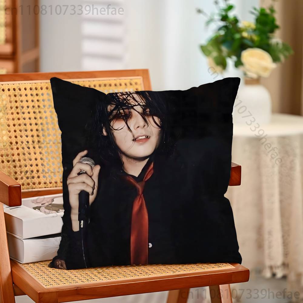 My CChemical RRomance Pillow Cases for Bedroom Living Room Sofa Home Decor Polyester Cushion Cover with Zipper
