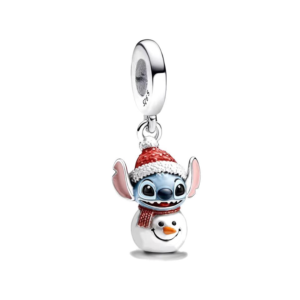 Christmas Cartoon Charm Beads Collection Pendant Charms Festive Santa Cute Animal Design Beads for Women DIY Jewelry Accessories