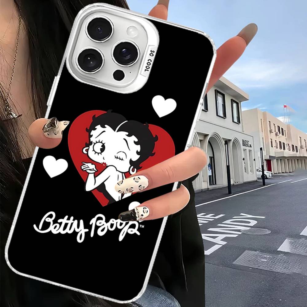 Сексуальные чехлы для телефона B-Bettys Girl для iPhone 17 16 15 14 13 12 11 Plus Pro Max Цветной чехол