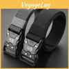 Buckle Alloy Fashionable Men Nylon Woven Waist Belt For Daily And Use Outdoor