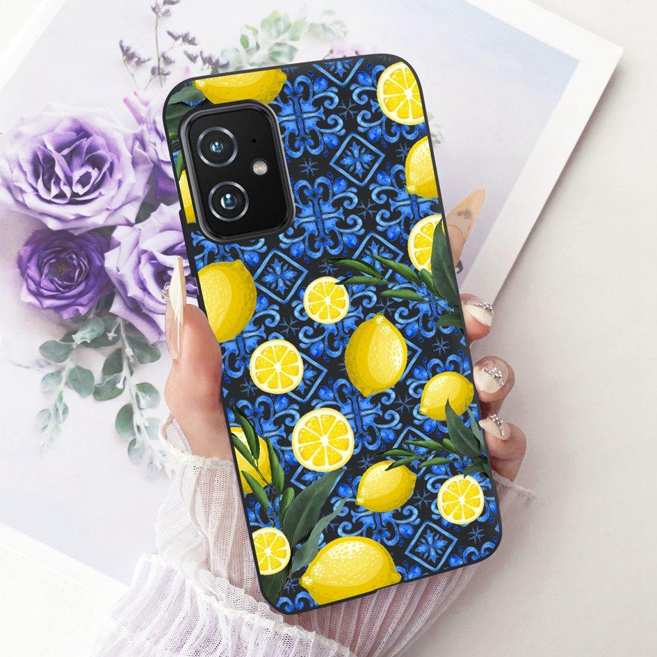 For Asus Zenfone 8 ZS590KS Phone Case Popular Butterfly Soft Black Silicone Cover for Asus Zenfone 8z Case Zenfone8 I006D Bumper