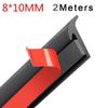 2M T-Shape Rubber Weatherstrip Seal Strip For SUV Car Edge Door Moulding Trim