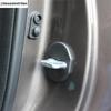4Pcs Car Door Lock Buckle Plastic Protective Cover Kit Accessories For Mitsubishi Outlander / Pajero Sport / ASX 2013 -