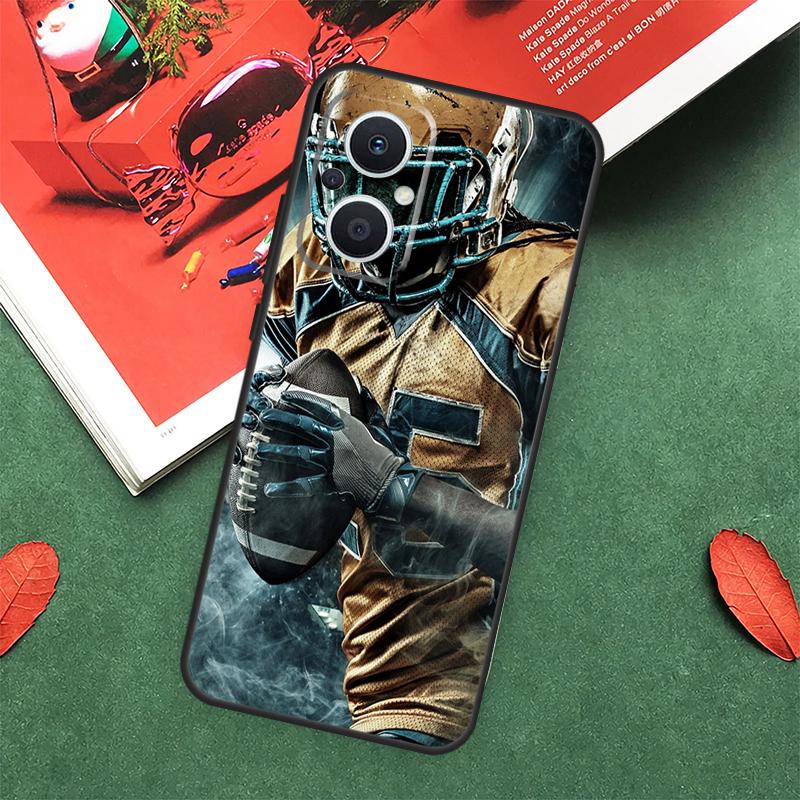 Спортивный чехол для регби для OPPO Reno 7 8 Lite 8T 10 11 12 13 Pro 12F 13F 14F OPPO Find X8 X6 X5 X9 Pro