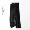 Women's Spring/Summer Ice Silk Wide-Leg Pants: High Waist, Slim Fit, Anti-Mosquito, Cool & Stylish