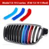 3pcs/Set M Power Car Racing Front Grille Trim Strips For X1 X2 X3 X5 E46 E90 E91 E92 E93 F30 E60 E61 F10 G30 G20 F07 F11 F18 Performance