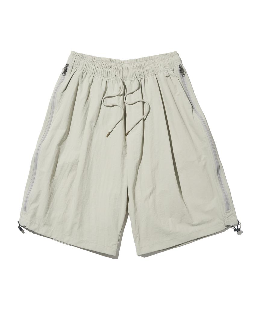 OTHERFITS Side Zipper Nylon Shorts (Grey)
