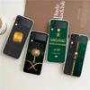 Чехол для телефона Samsung Galaxy Z Flip 6 5 4 Прозрачный для Samsung Z Flip 3 Жесткий ПК Складной корпус Паспорт Саудовской Аравии