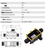 Hydraulic Waterproof Cable Connector Box: Splash-Proof, 1 In 2 Out Junction for High Power