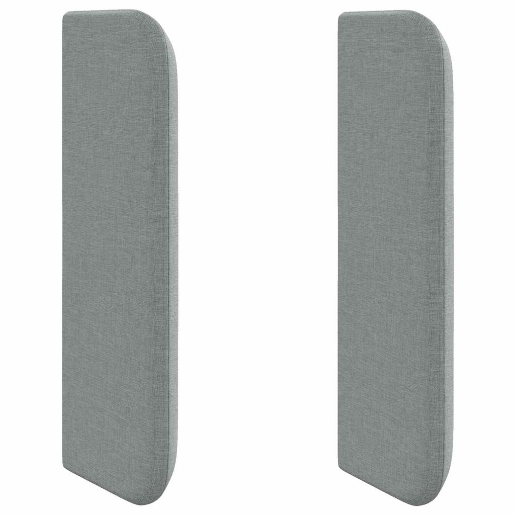 Ear Style Headboard in Grey 40.5 x 40.5 x 4 cm Fabric