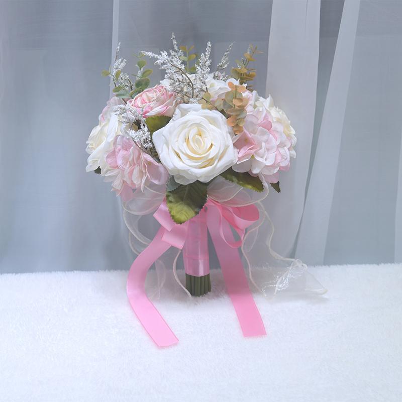 Свадебные многоцветные реквизиты для фотосъемки, многоцветные декоративные стразы, имитация свадебных роз, красивые аксессуары