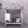 TLXT 304 Stainless Steel Kitchen Sink with Stand