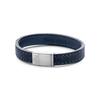 [Frank 1967] Синий кожаный браслет Florence Stitch 7FB-0204