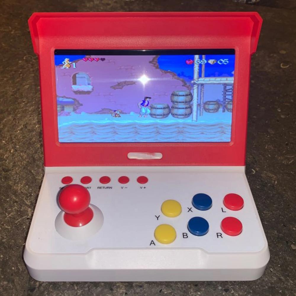 Q70 Retro Arcade 7 Inch Build-in 9000 Video Classical Games Skillful Design Exquisite Appearance Mini Game Console Player