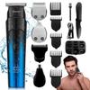Hatteker Mens Hair Clipper Beard Trimmer Hair Trimmer for Men Cordless Clippers Professional Barbers Grooming Kit