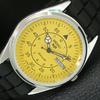 ВИНТАЖНЫЕ ОТРЕМОНТИРОВАННЫЕ МУЖСКИЕ ЖЕЛТЫЕ АВТОМАТИЧЕСКИЕ ЧАСЫ SEIKO 5 6309A ЯПОНИЯ a442325-1