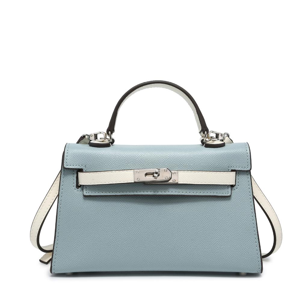 Горячая сумка второго поколения без пуха из натуральной кожи, высококлассная модная женская мини-сумка для ношения в руке, текстурная сумка-тоут